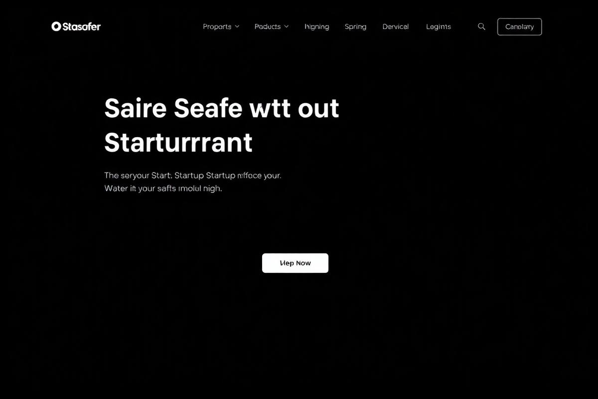 Startup Platform interface preview